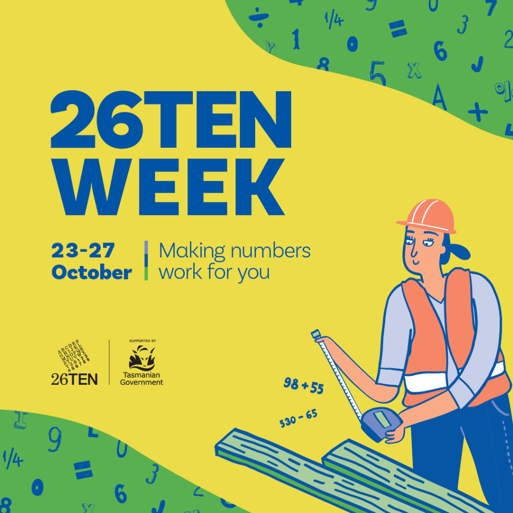 Graphic of a woman measuring timber - 