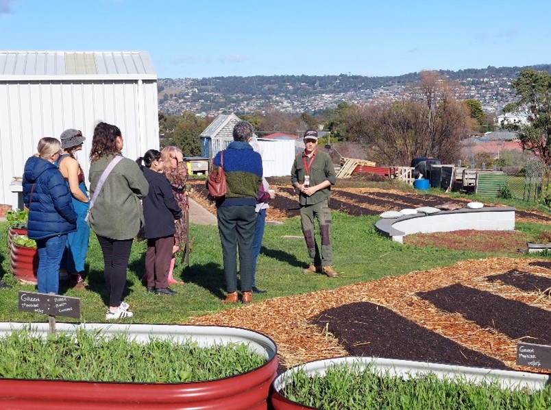 Photo of community garden in Launceston Northern Suburbs 26Ten Community